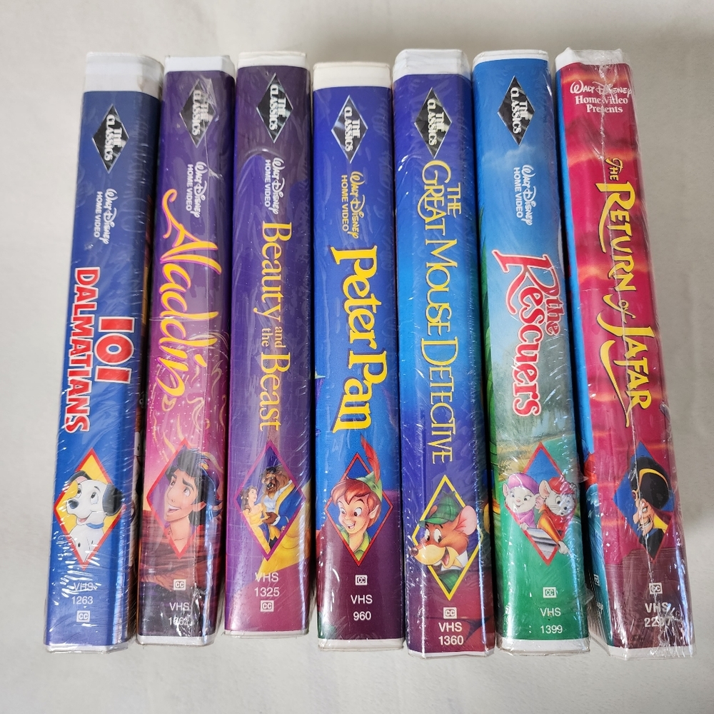 New Disney Black Diamond VHS Lot of 5 Collectibles